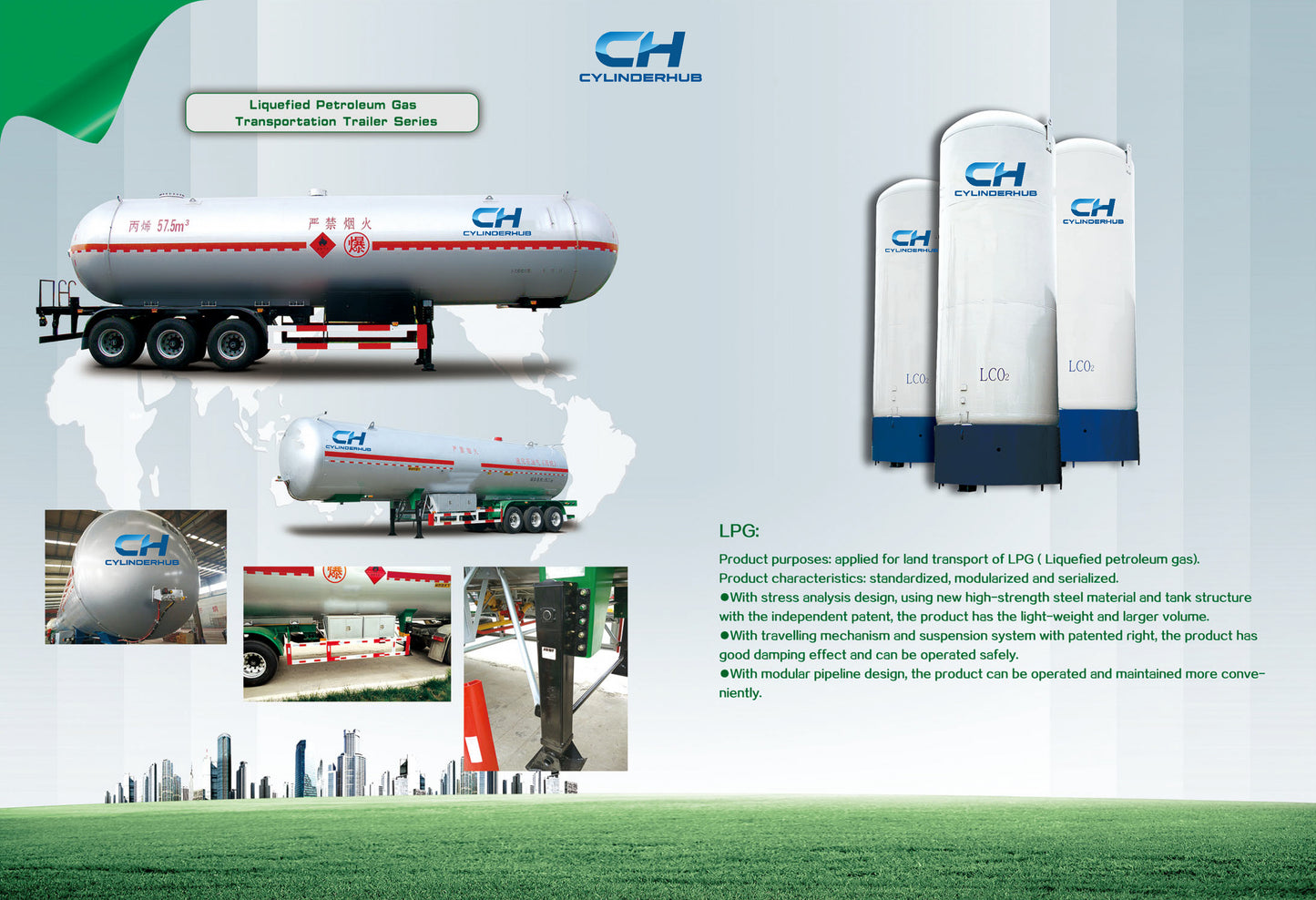 Liquefied Petroleum Gas Transportation Trailer Series